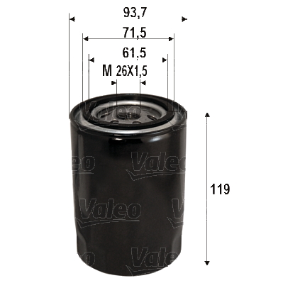 Filtru ulei 586090 VALEO