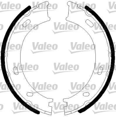 Set saboti frana, frana de mana 128901 VALEO