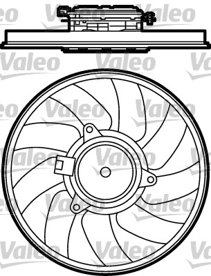 Ventilator, radiator 696030 VALEO