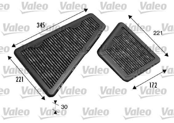 Filtru, aer habitaclu 698793 VALEO