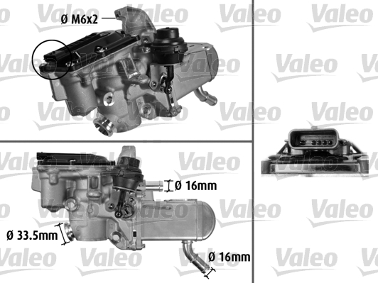 Modul-EGR 700433 VALEO