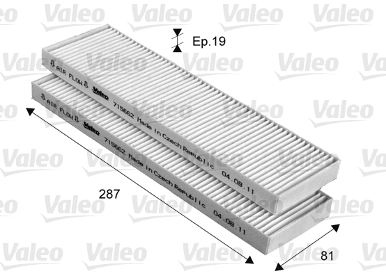 Filtru, aer habitaclu 715662 VALEO