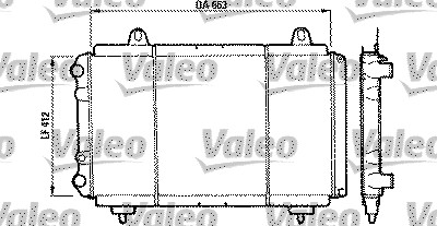 Radiator, racire motor 730004 VALEO