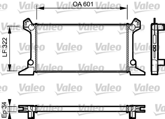 Radiator, racire motor 730124 VALEO