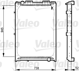 Radiator, racire motor 730323 VALEO