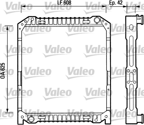 Radiator, racire motor 730379 VALEO