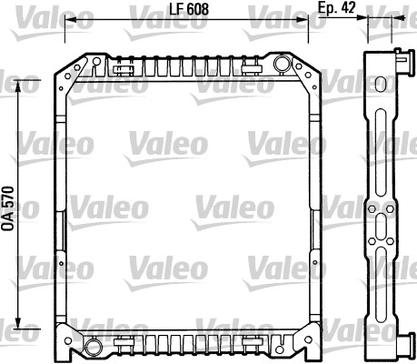 Radiator, racire motor 730380 VALEO