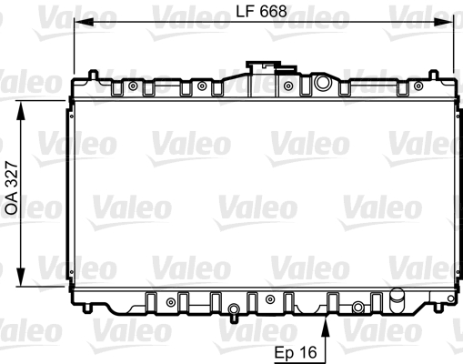 Radiator, racire motor 730423 VALEO