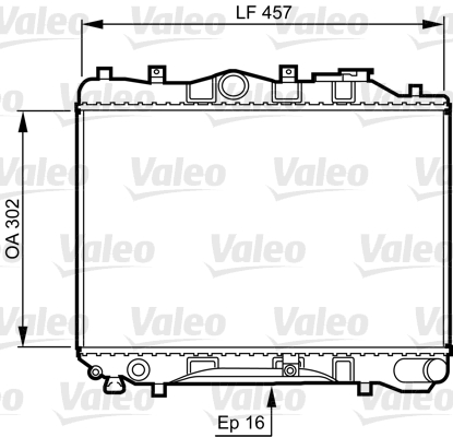 Radiator, racire motor 730436 VALEO