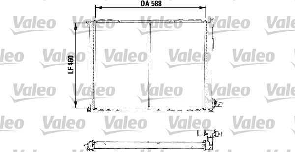 Radiator, racire motor 730549 VALEO