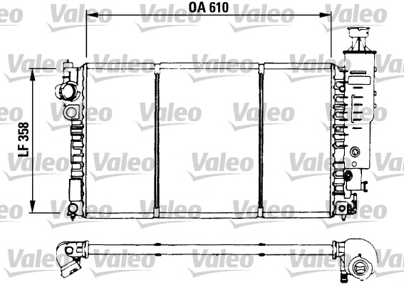 Radiator, racire motor 730573 VALEO