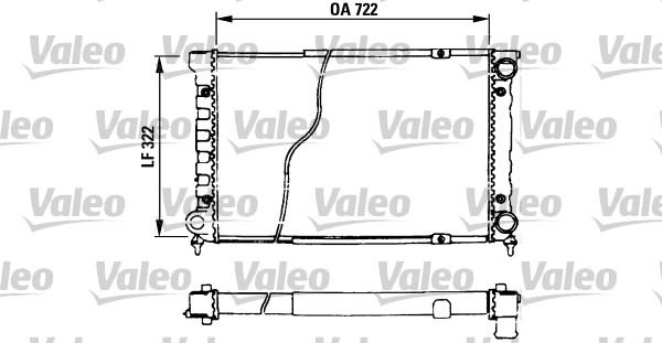 Radiator, racire motor 730629 VALEO