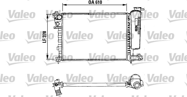 Radiator, racire motor 730630 VALEO