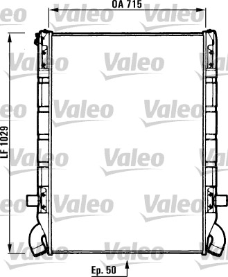 Radiator, racire motor 730637 VALEO