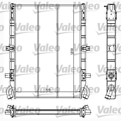 Radiator, racire motor 730638 VALEO