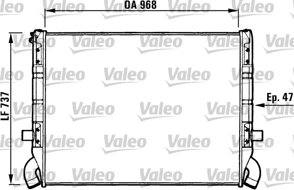Radiator, racire motor 730639 VALEO