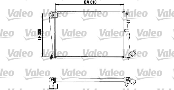 Radiator, racire motor 730961 VALEO