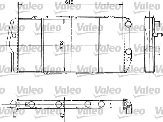 Radiator, racire motor 730992 VALEO