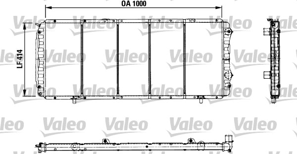 Radiator, racire motor 730999 VALEO