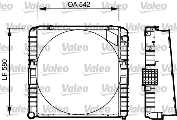 Radiator, racire motor 731534 VALEO