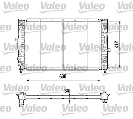 Radiator, racire motor 731755 VALEO