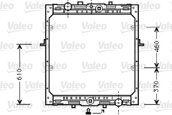 Radiator, racire motor 731929 VALEO