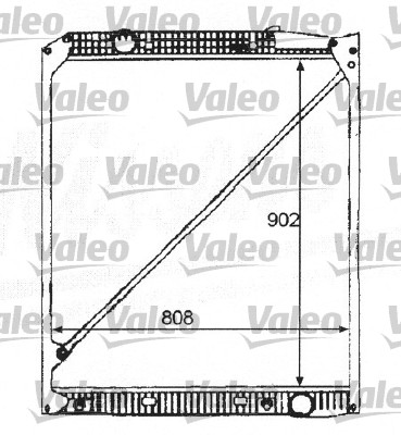 Radiator, racire motor 732217 VALEO