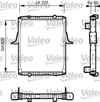 Radiator, racire motor 732336 VALEO