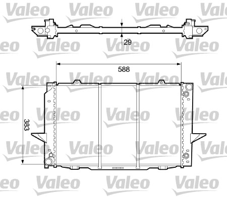 Radiator, racire motor 732365 VALEO