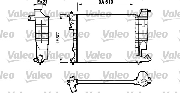 Radiator, racire motor 732535 VALEO