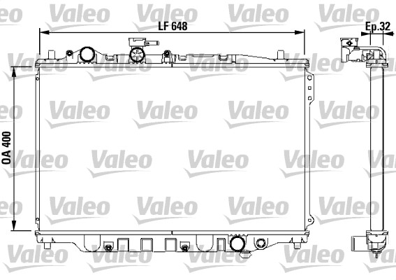 Radiator, racire motor 732538 VALEO