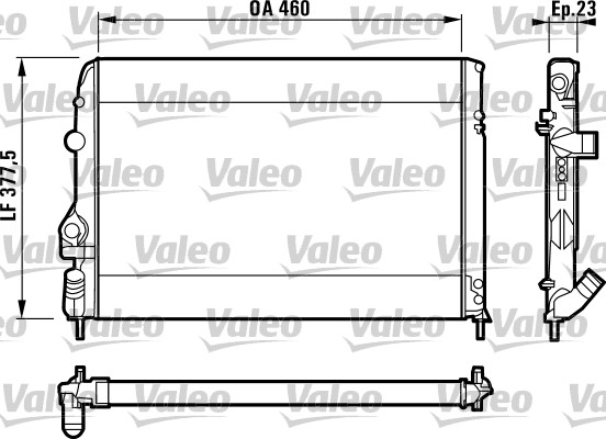Radiator, racire motor 732559 VALEO