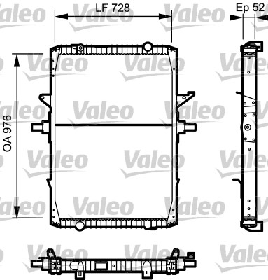 Radiator, racire motor 732572 VALEO