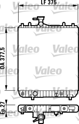 Radiator, racire motor 732694 VALEO