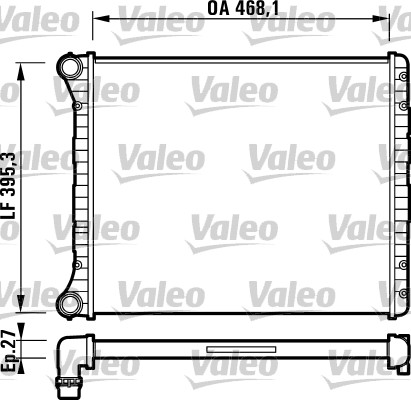 Radiator, racire motor 732785 VALEO