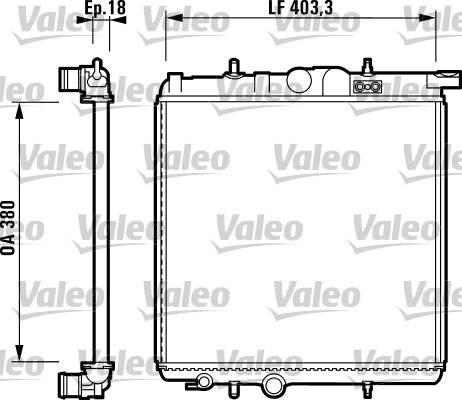 Radiator, racire motor 732885 VALEO