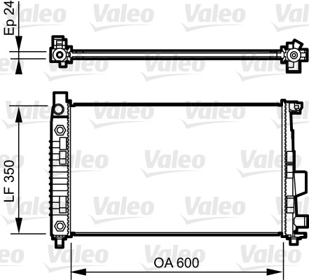 Radiator, racire motor 732897 VALEO