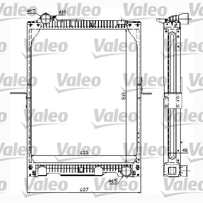 Radiator, racire motor 732987 VALEO