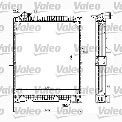 Radiator, racire motor 732991 VALEO