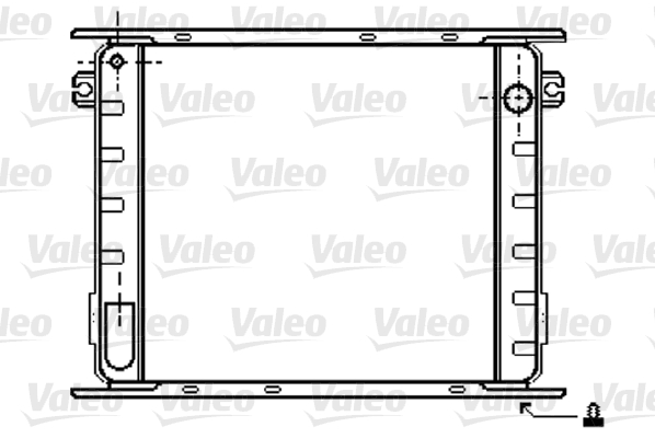Radiator, racire motor 733405 VALEO