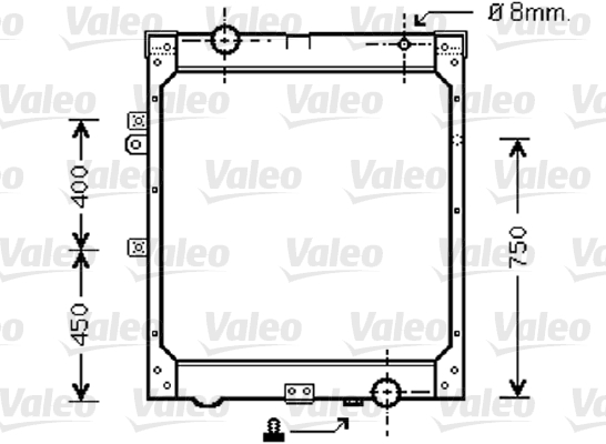 Radiator, racire motor 733427 VALEO