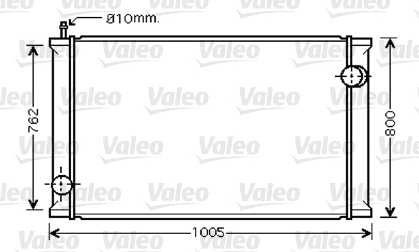 Radiator, racire motor 733440 VALEO