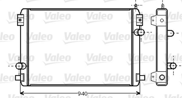 Radiator, racire motor 733457 VALEO