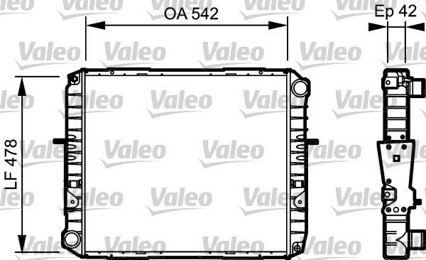 Radiator, racire motor 733483 VALEO