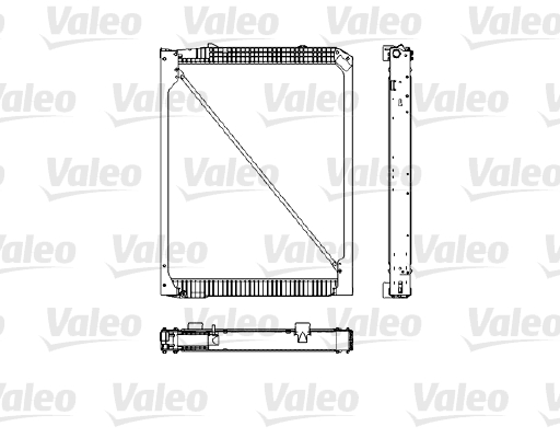 Radiator, racire motor 733485 VALEO