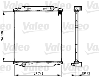 Retea radiator, racire motor 733510 VALEO