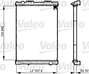Retea radiator, racire motor 733511 VALEO