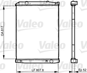 Retea radiator, racire motor 733513 VALEO