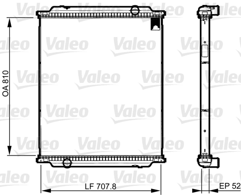 Retea radiator, racire motor 733516 VALEO