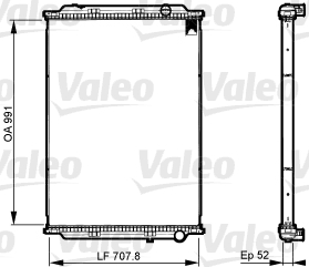 Retea radiator, racire motor 733523 VALEO